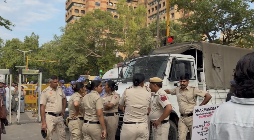 The decision came amid escalating security arrangements around the ongoing Cockroach Janta Party protest at Jantar Mantar, where tensions have risen following clashes between protesters and police. (File Image/ Shaptadeep Saha)
