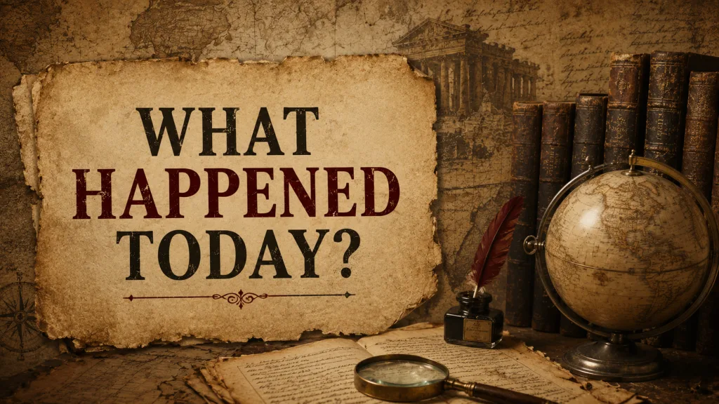 What happened today?