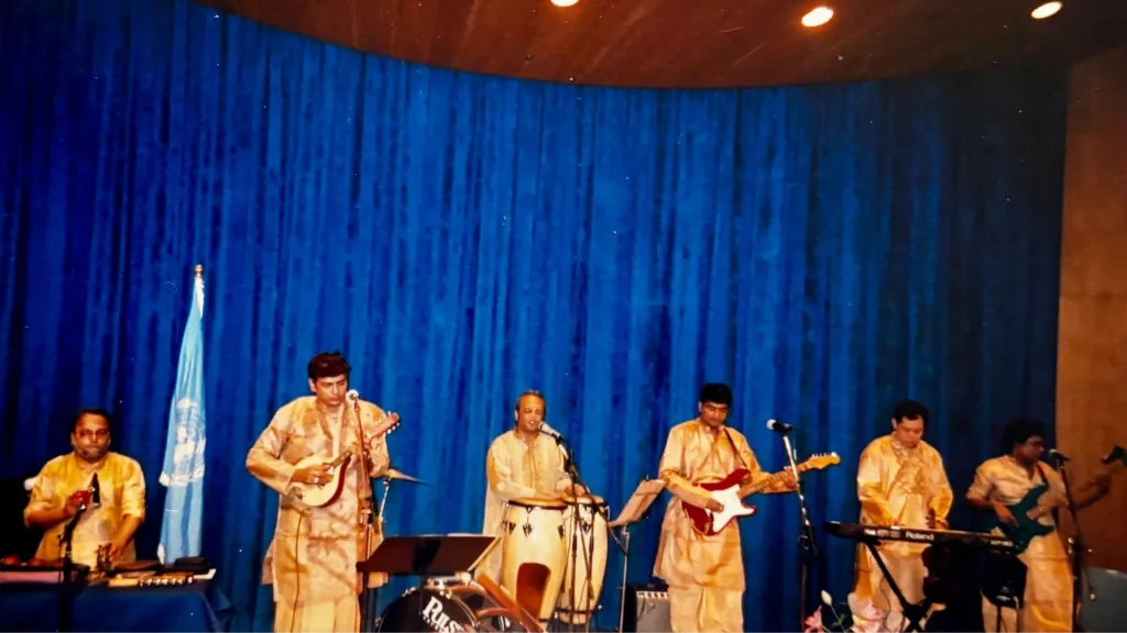 Bhoomi performs during a United Nations programme in 2006