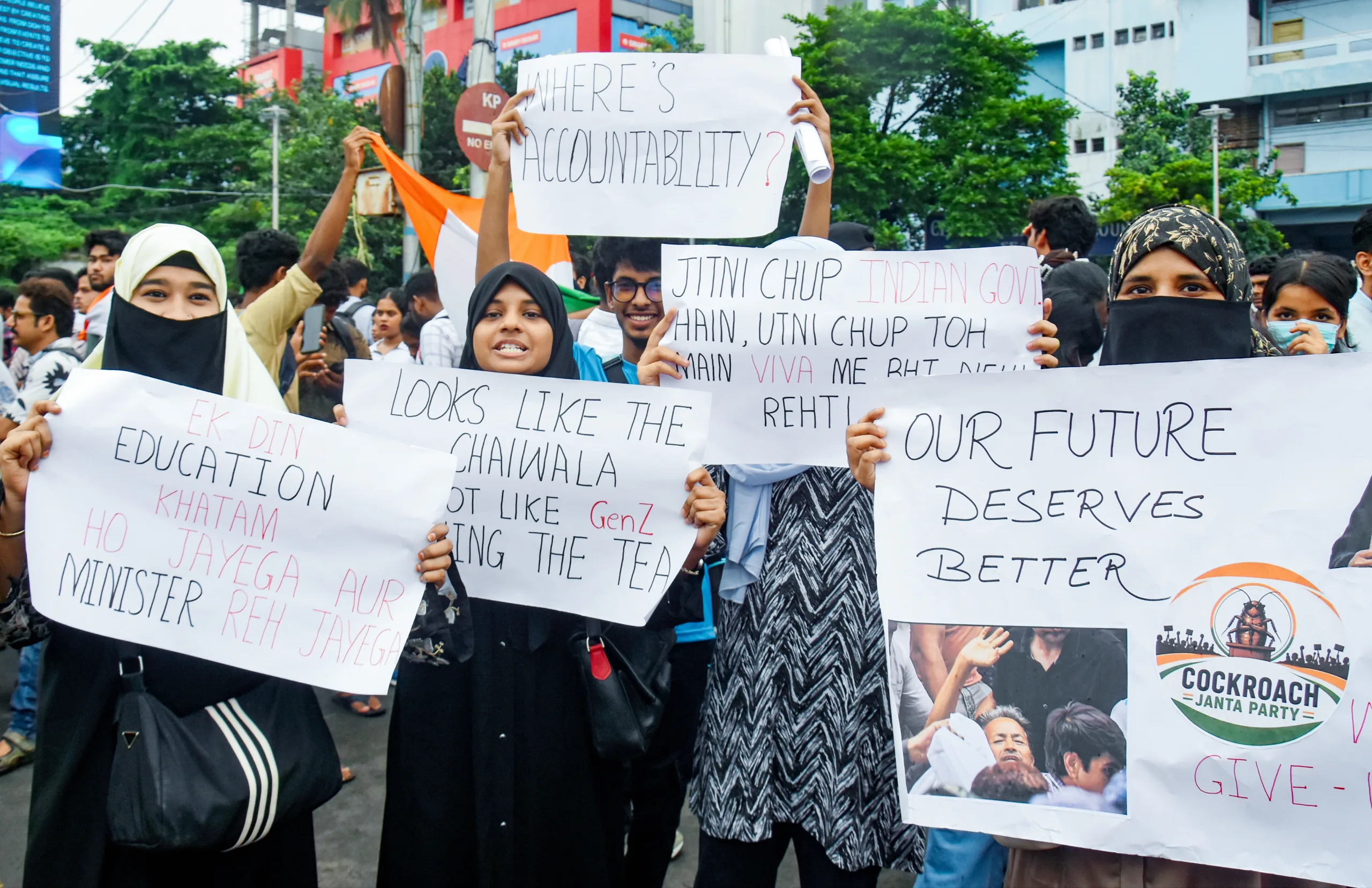 NEET paper leak protest in Kolkata: Students demand Dharmendra Pradhan’s resignation, NTA dissolution