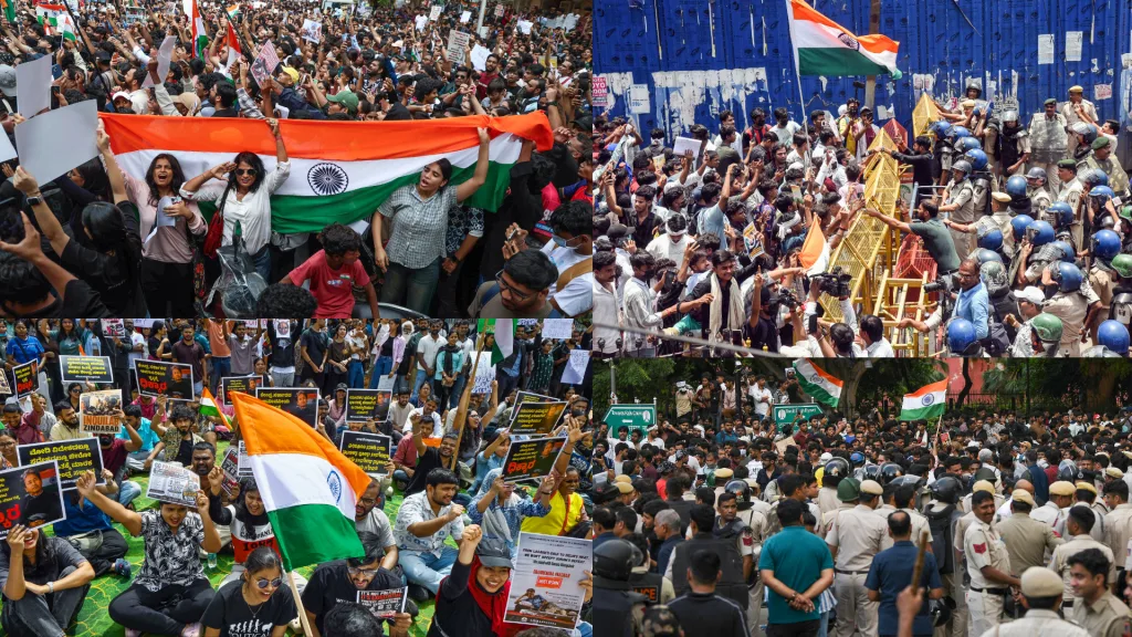 Students protest in Mumbai, Bihar, Delhi and Bengaluru