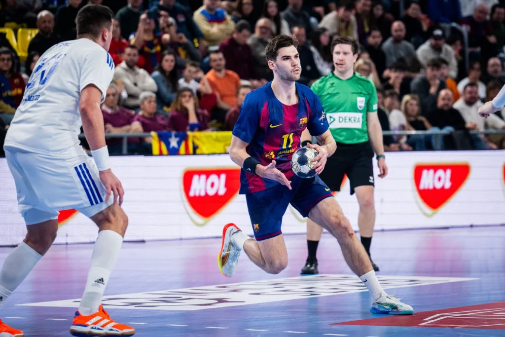 FC Barcelona handbol team.
