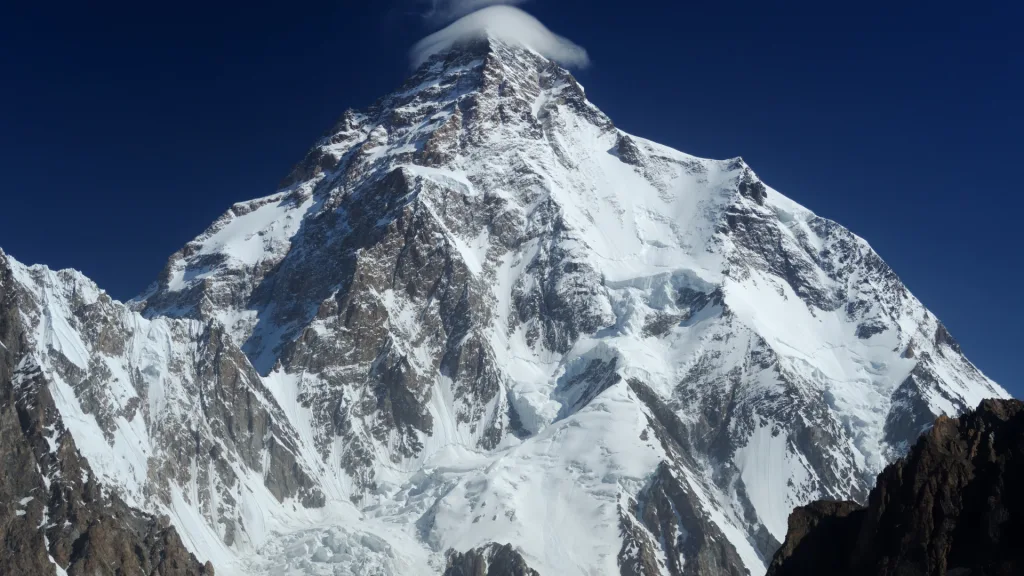 K2 from Broad Peak Base Camp