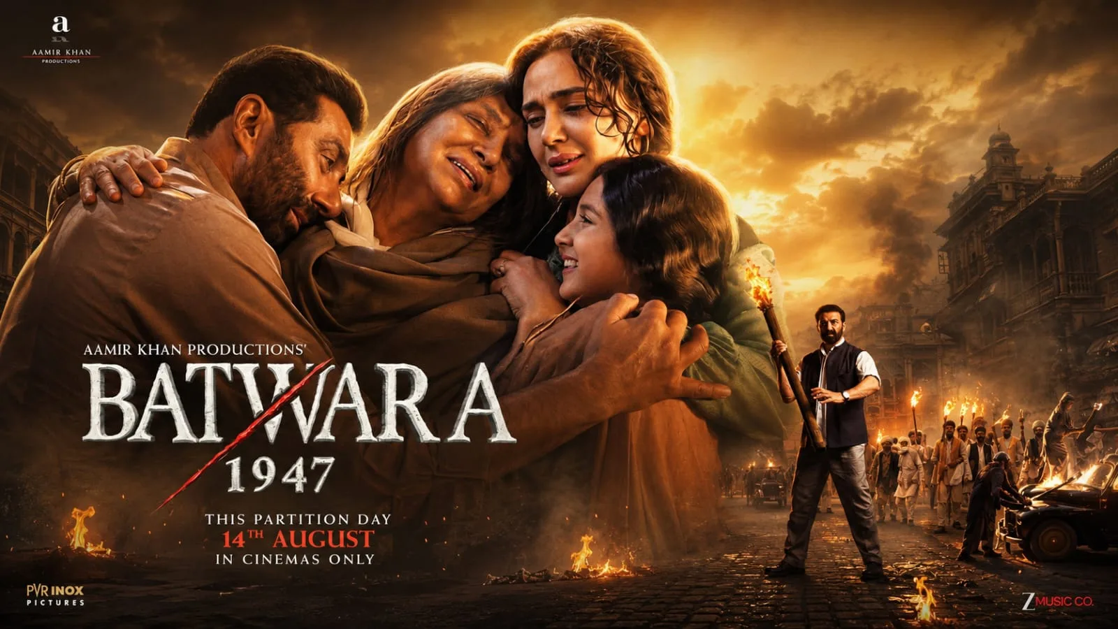 Batwara 1947 trailer: Sunny Deol stands guard over Shabana Azmi amid Partition horrors