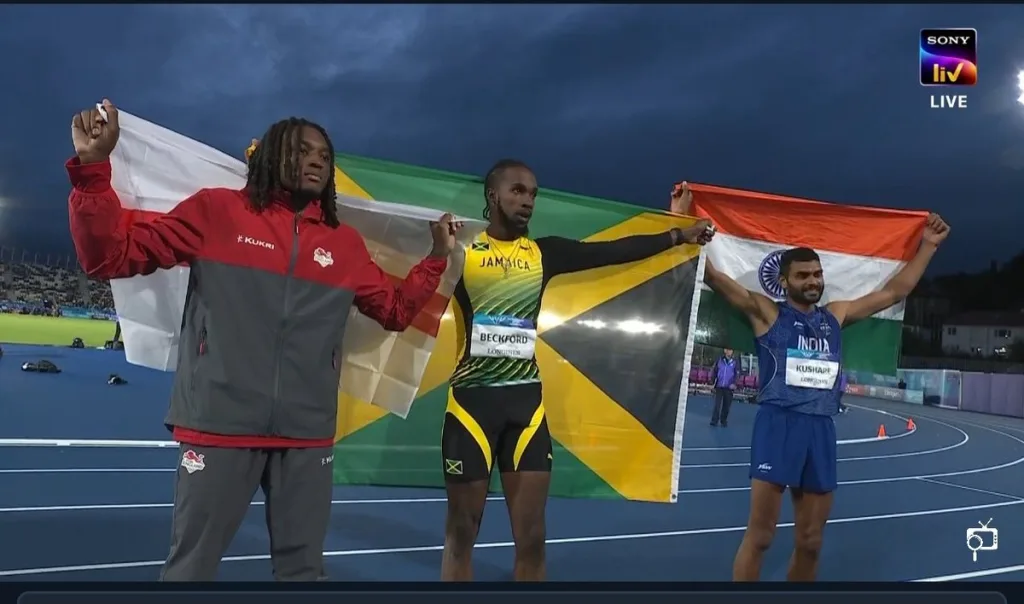 Sarvesh Kushare wins historic Commonwealth Games high jump silver. । X