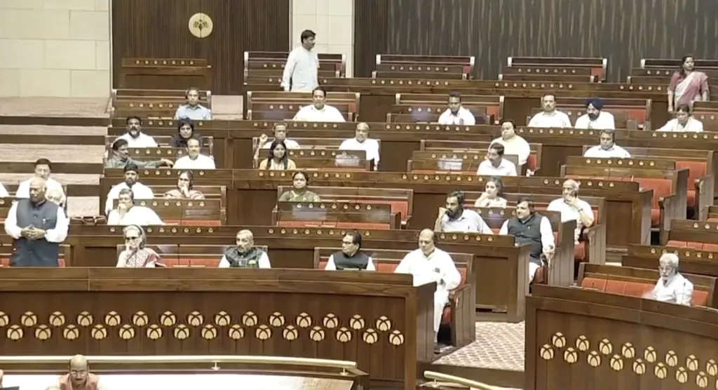 Despite the disruption, the government secured passage of the legislation. (X)