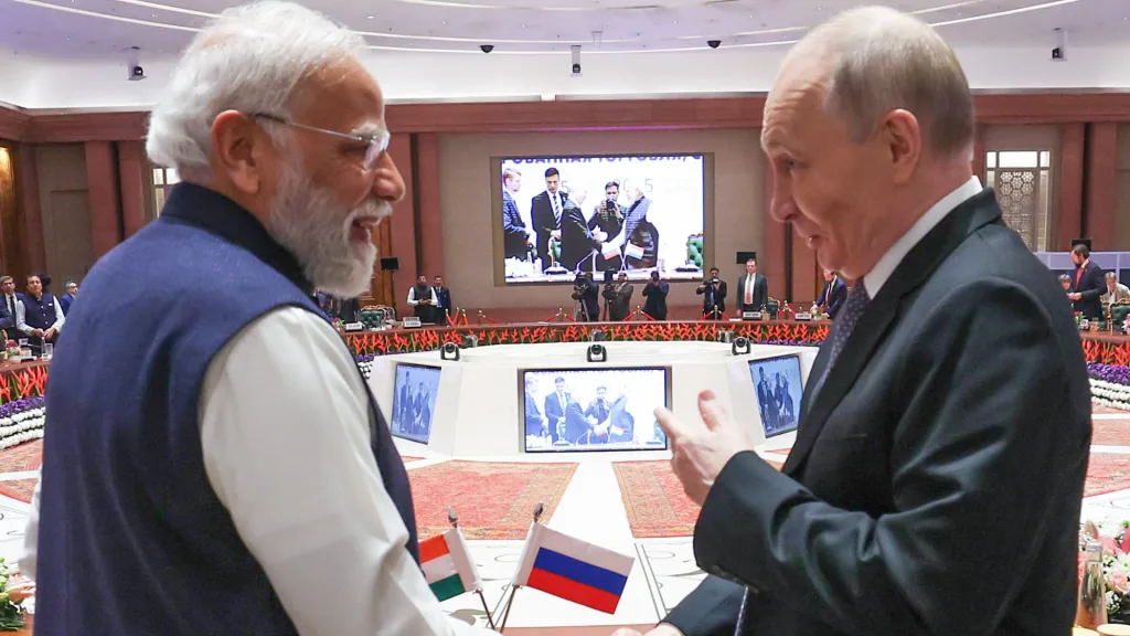 PM Modi and Vladimir Putin