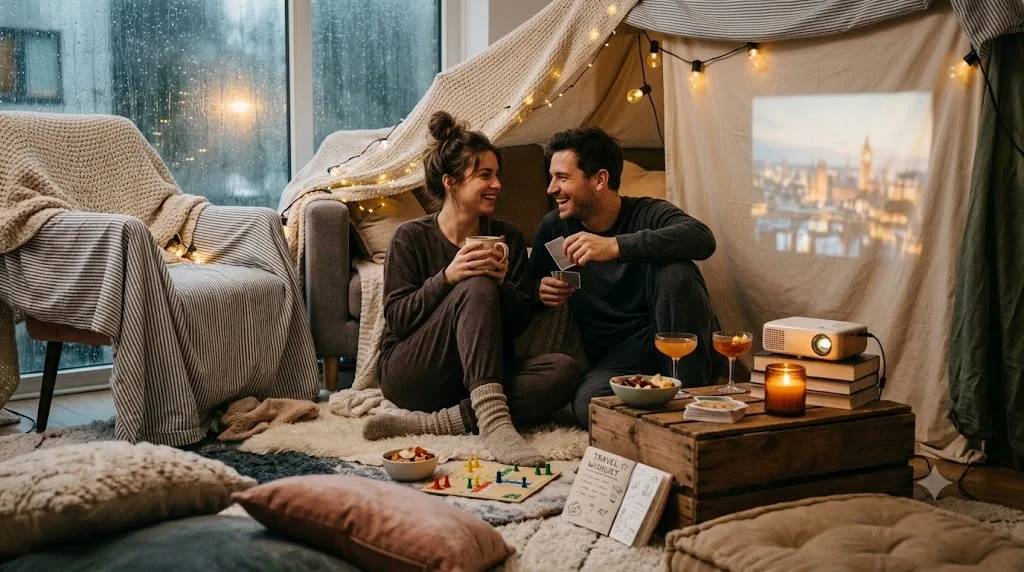 Rainy day indoor date ideas: 8 cosy ways to spend quality time with your partner at home