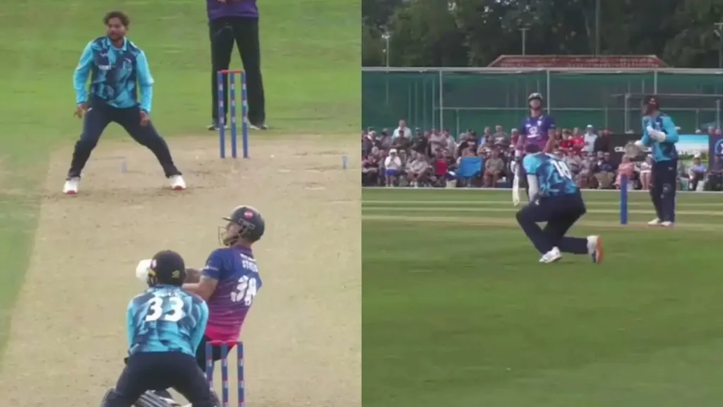 Kuldeep Yadav delivered a strong performance in county cricket.