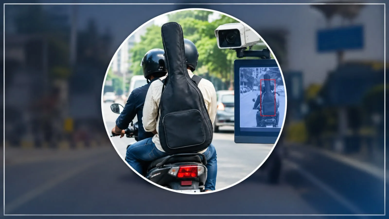 ⁠AI traffic challan: Bengaluru man says guitar mistaken for pillion rider