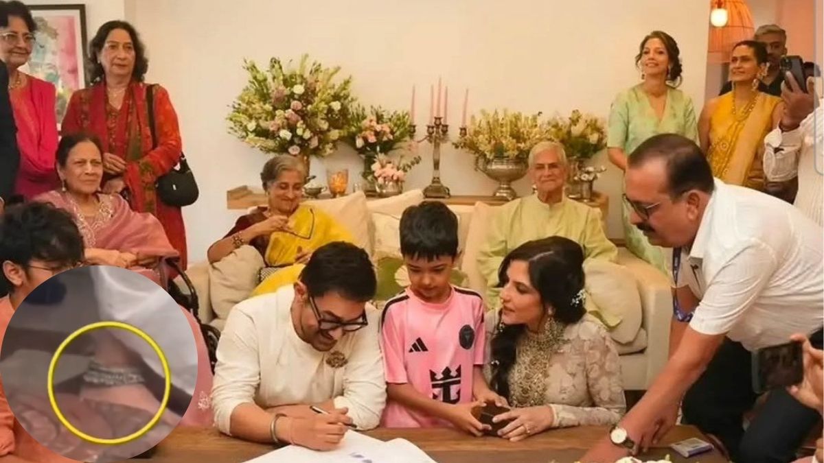 Aamir Khan Wedding : दुल्हा बने आमिर खान के पैरों में टिकी सबकी निगाहें, चांदी की पायल ने बढ़ायी उत्सुकता